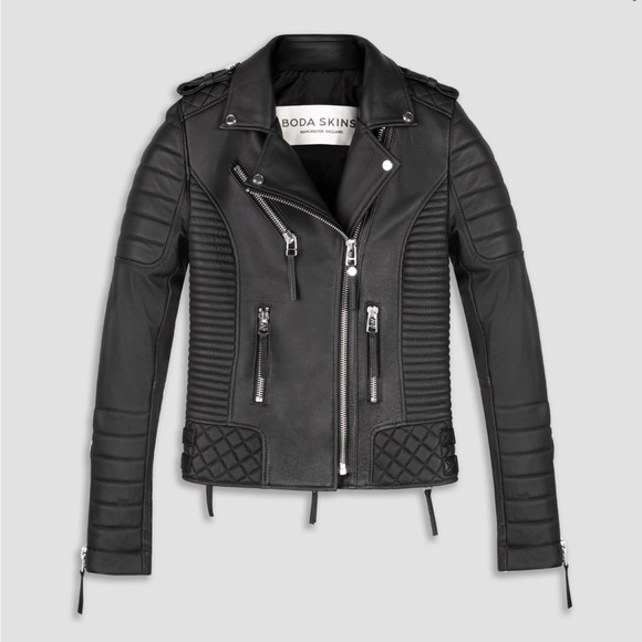 Boda Skins Kay Michaels Leather Jacket Boda Skins Women's Black